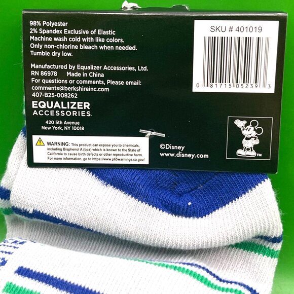 Lot of 3 Cartoon Crew Socks Peanuts Snoopy Disney Mickey Looney Tunes Bugs Bunny - Picture 4 of 15